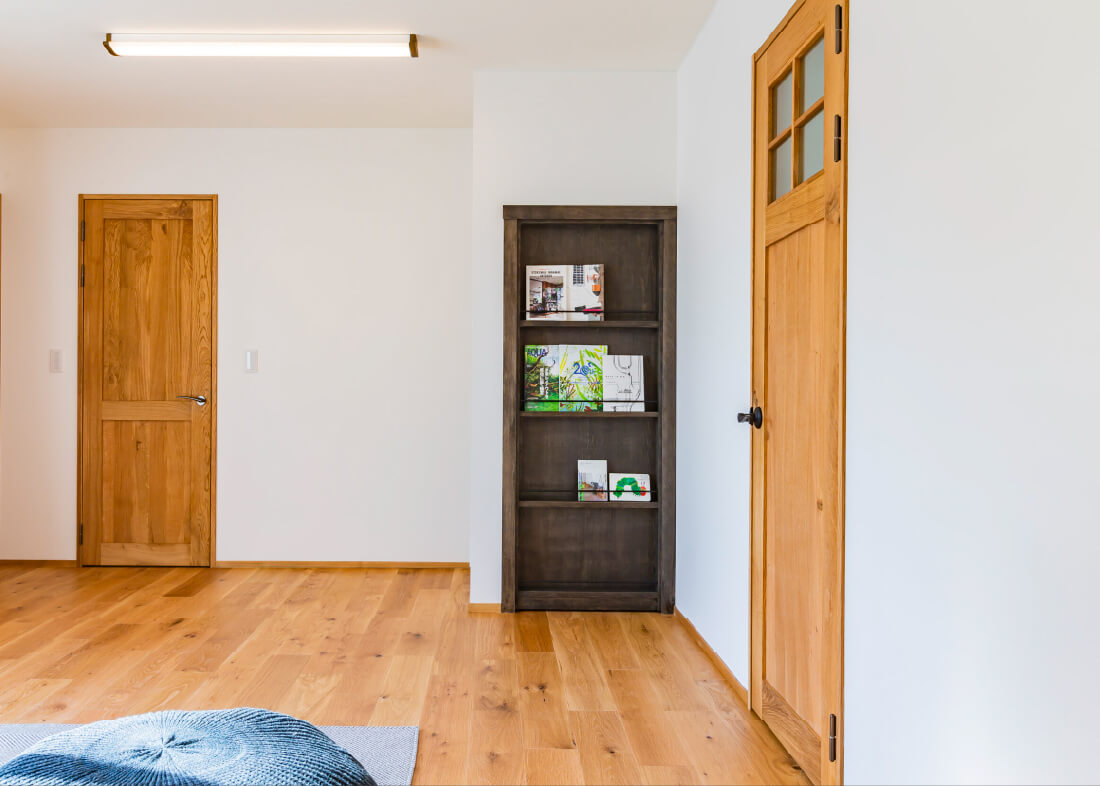 生活時間帯が違っても、気を遣わないデザイン