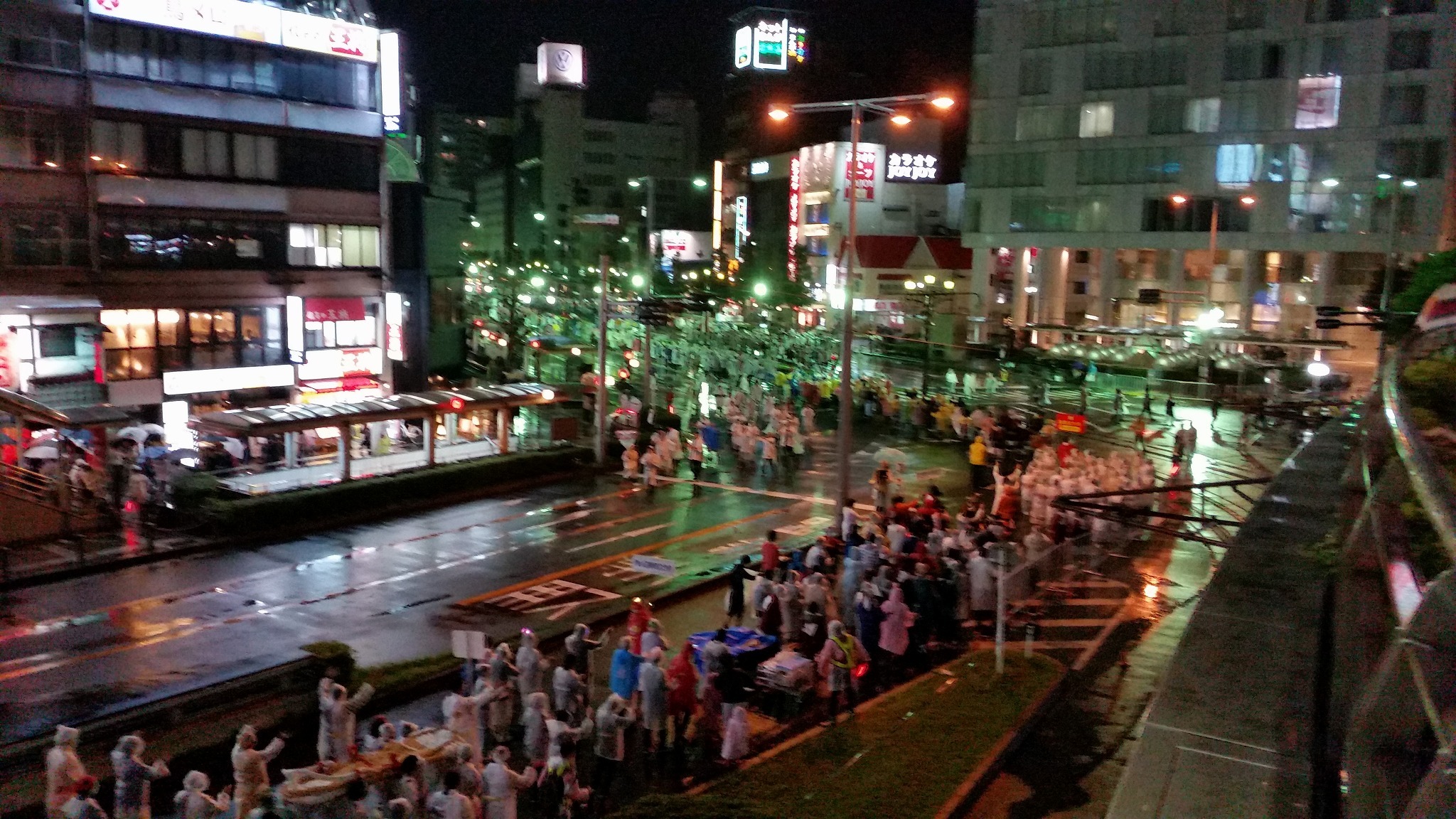 台風にも負けず↑