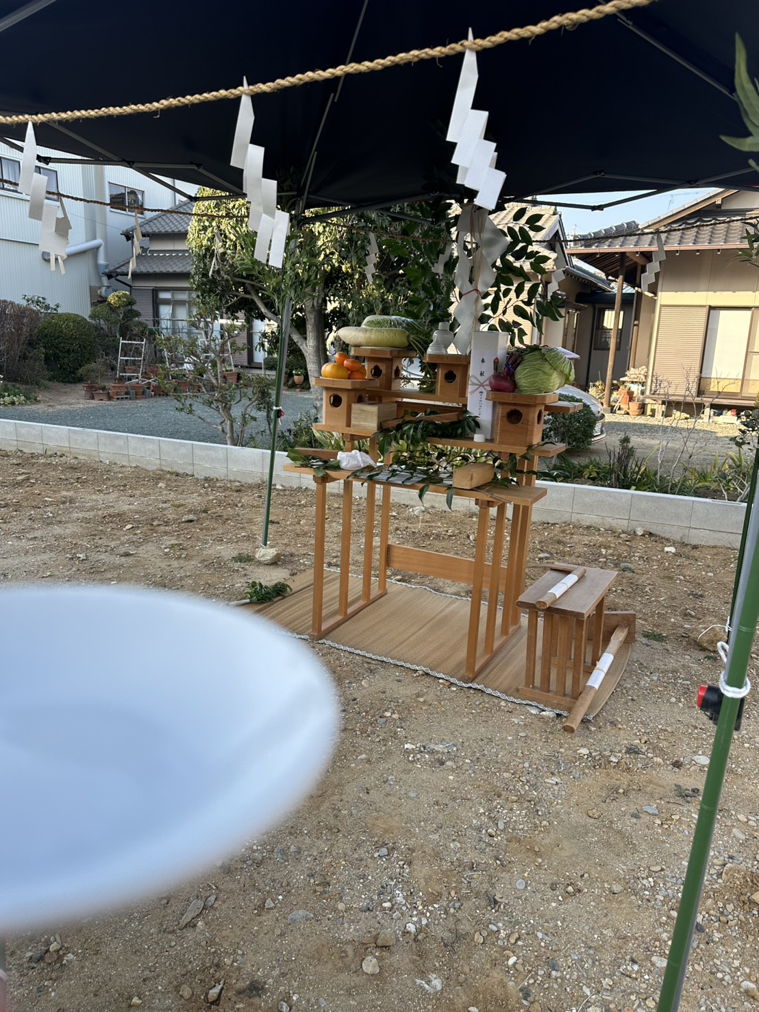 【豊橋市】地鎮祭を行いました